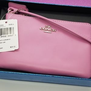 Pink Coach Wristlet limited edition